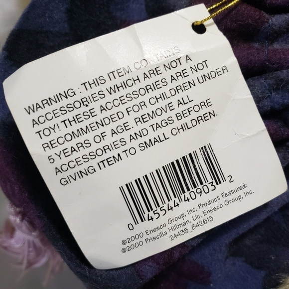 Vintage Cherished Teddies Frienship Teddy Bear Plush 10" Stuffed Animal Posable - Picture 11 of 14